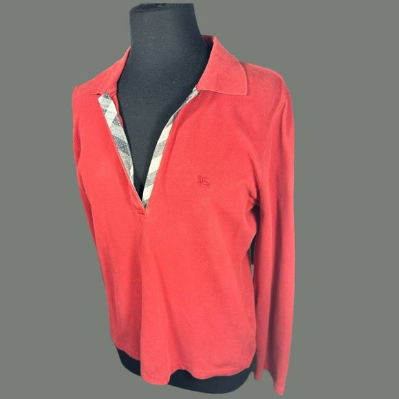 Burberry Tops - BURBERRY LONG SLEEVE TEE (LRG) - PLS READ DESCRIPTION (VGUC)